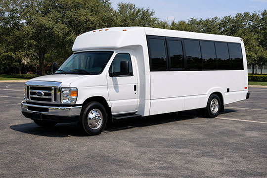 18-passenger minibus available for charter in San Mateo, CA