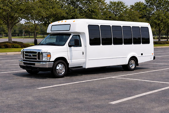 20-passenger minibus available for charter in San Mateo, CA